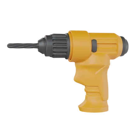 Drill Machine  3D Icon