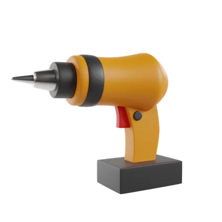 Drill Machine  3D Icon