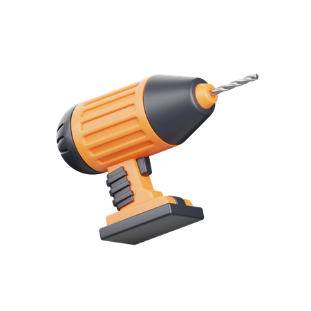 Drill Machine  3D Icon