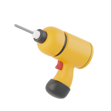 Drill Machine  3D Icon