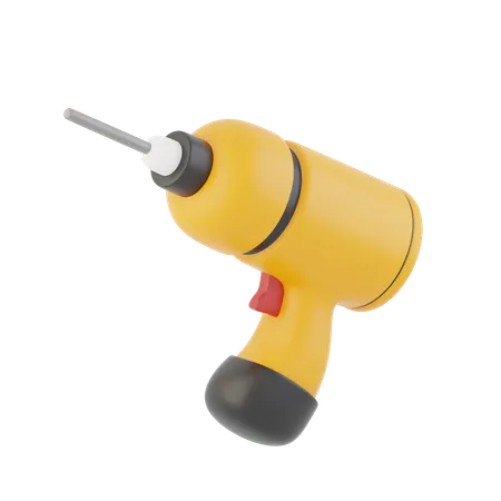 Drill Machine  3D Icon