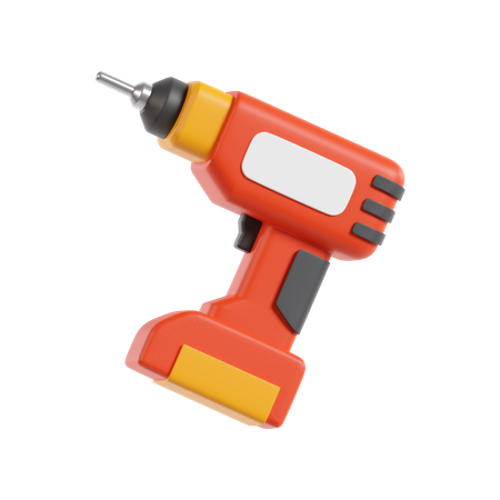 Drill Machine  3D Icon