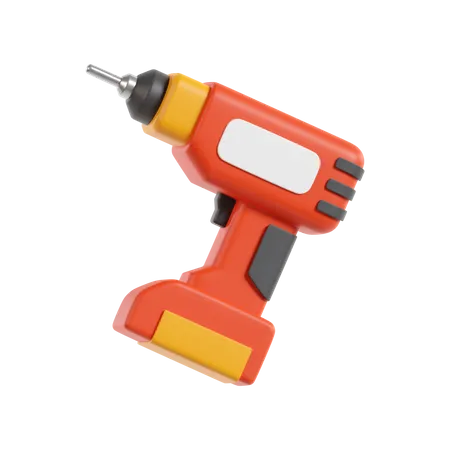 Drill Machine  3D Icon