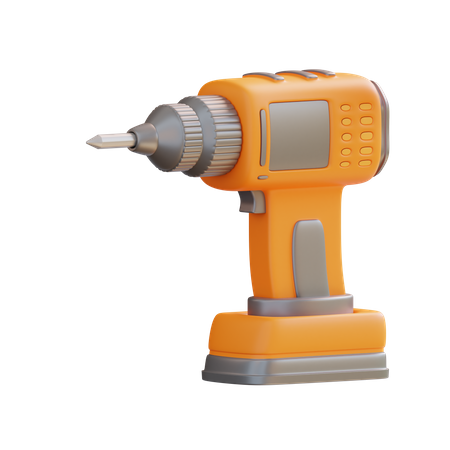 Drill Machine  3D Icon