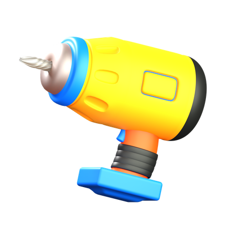 Drill Machine  3D Icon