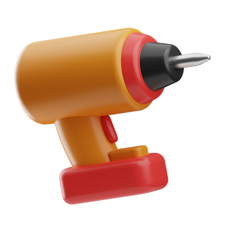 Drill Machine  3D Icon