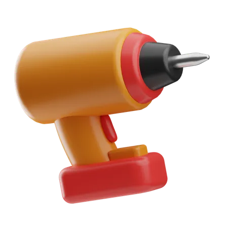 Drill Machine  3D Icon