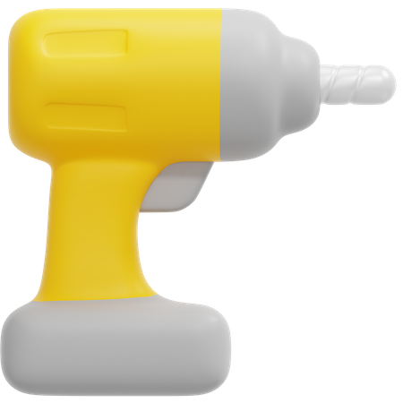 Drill Machine  3D Icon