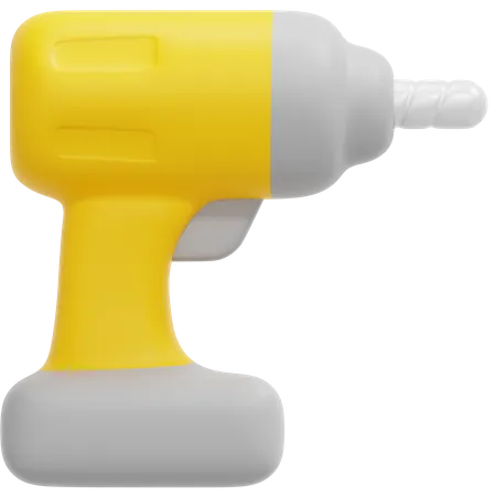 Drill Machine  3D Icon