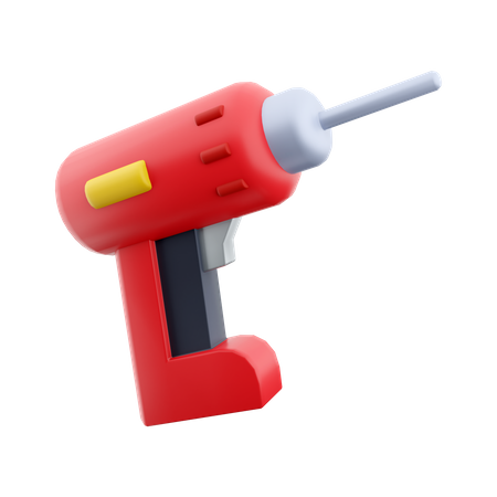 Drill Machine  3D Icon