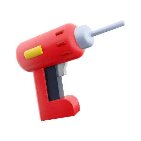 Drill Machine  3D Icon