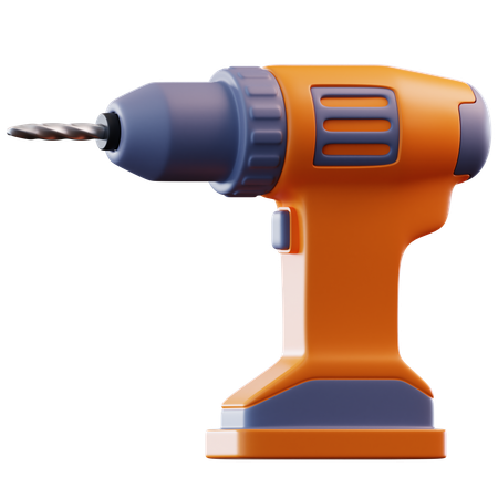 Drill Machine  3D Icon