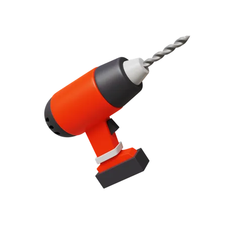 Drill Machine  3D Icon