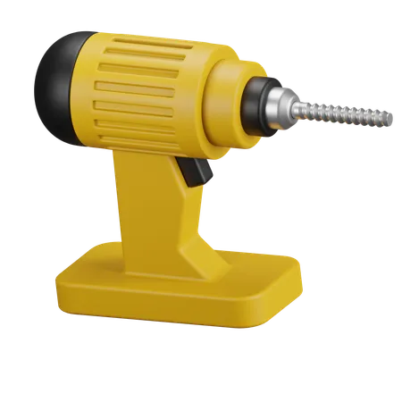 Drill Machine  3D Icon