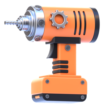 Drill Machine  3D Icon