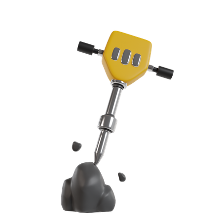 Drill Machine  3D Icon