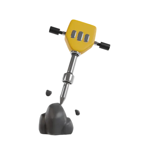 Drill Machine  3D Icon