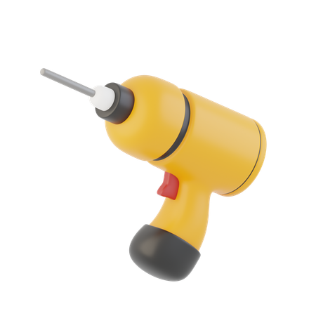 Drill Machine  3D Icon