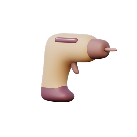 Drill Machine  3D Icon