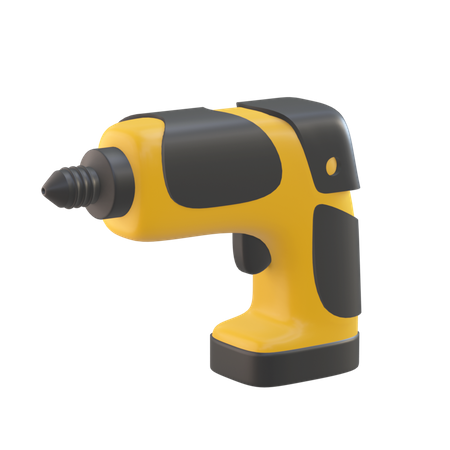 Drill Machine  3D Icon