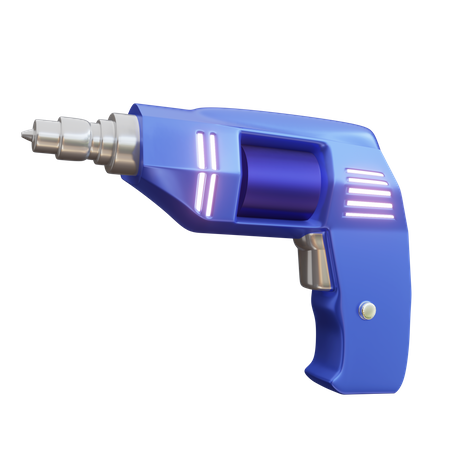 Drill Machine  3D Icon