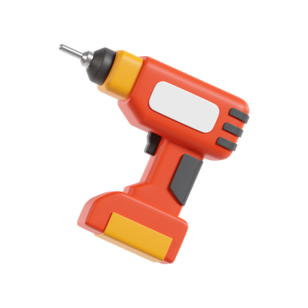 Drill Machine  3D Icon