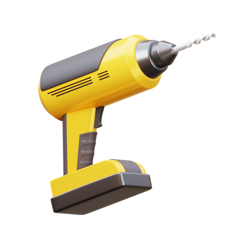 Drill Machine  3D Icon