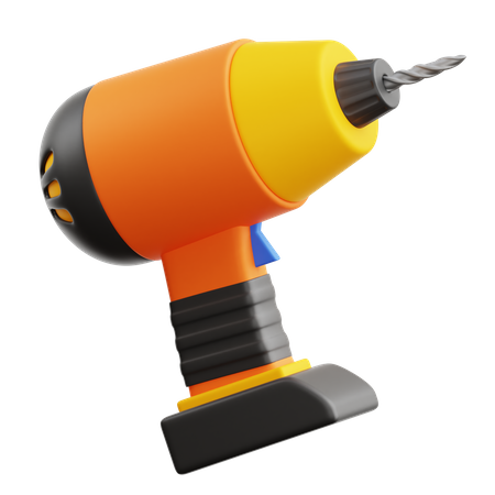 Drill Machine  3D Icon