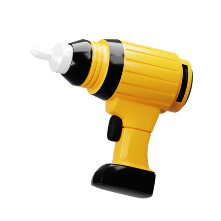 Drill Machine  3D Icon