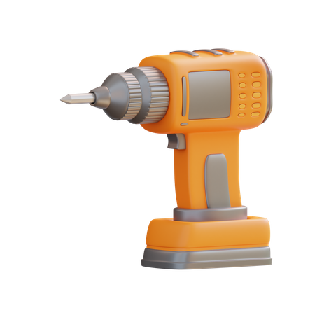 Drill Machine  3D Icon