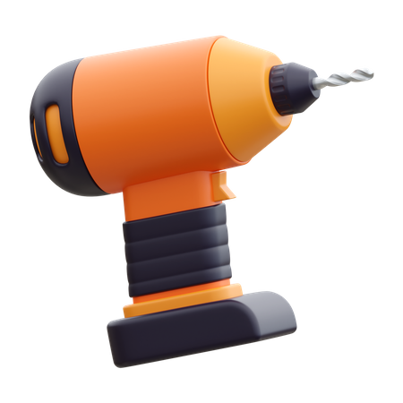 Drill Machine  3D Icon