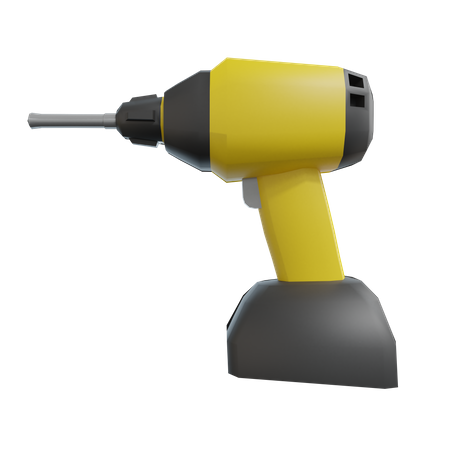 Drill Machine  3D Icon