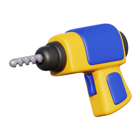 Drill Machine  3D Icon