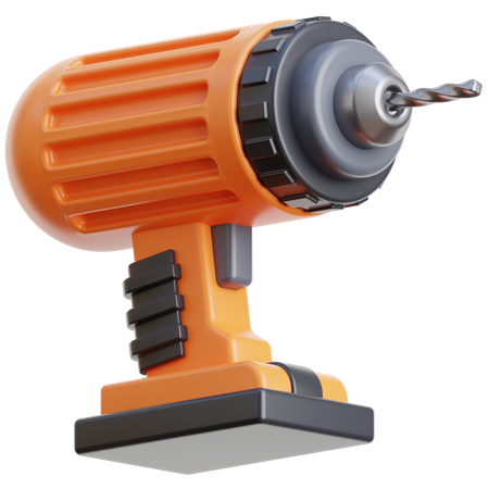 Drill Machine  3D Icon
