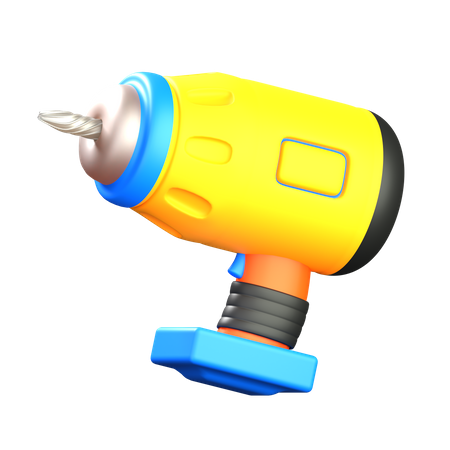 Drill Machine  3D Icon