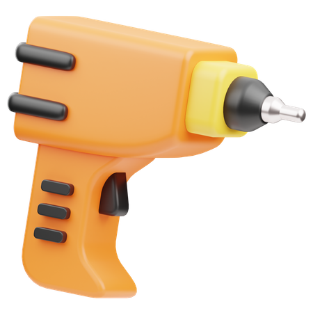 Drill Machine  3D Icon