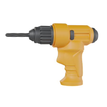 Drill Machine  3D Icon
