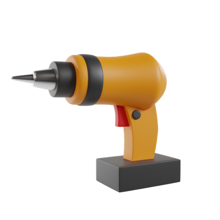 Drill Machine  3D Icon