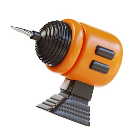 Drill Machine  3D Icon