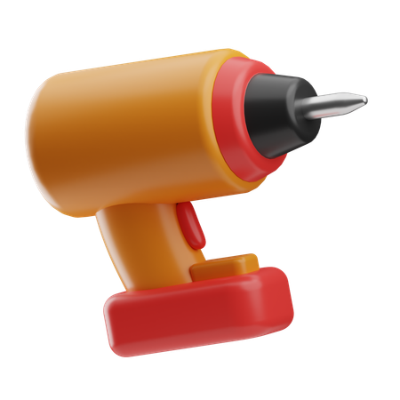 Drill Machine  3D Icon