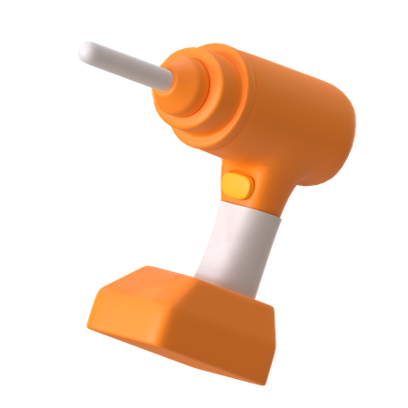 Drill Machine  3D Icon