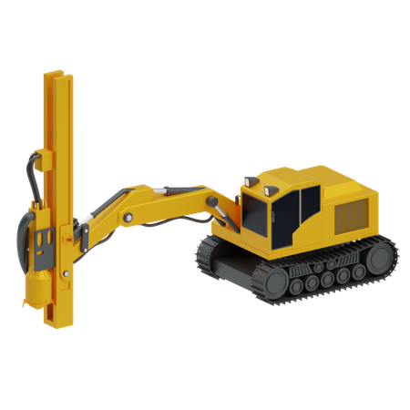 Drill Rig  3D Icon