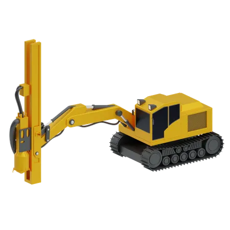 Drill Rig  3D Icon