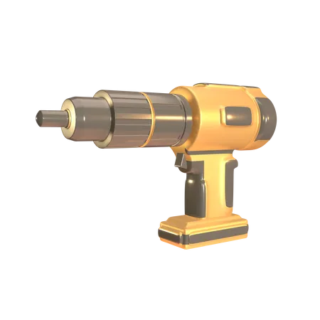 Drill Tool  3D Icon