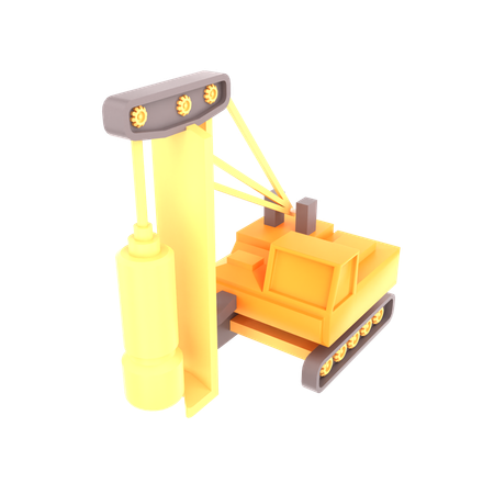 Drilling  3D Icon