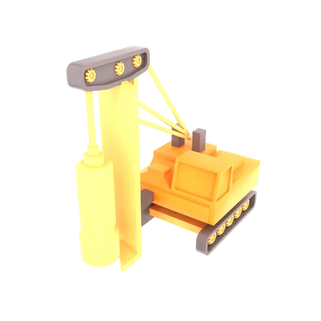 Drilling  3D Icon