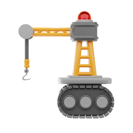 Drilling Rig  3D Icon