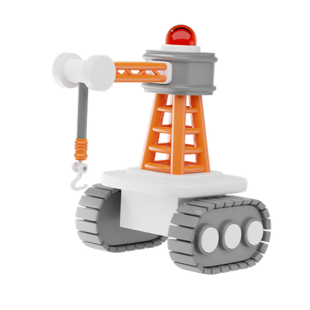 Drilling Rig  3D Icon