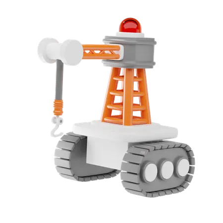 Drilling Rig  3D Icon