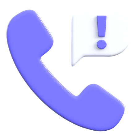 Dringender Anruf  3D Icon